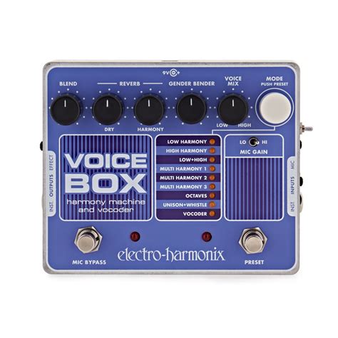 electro harmonix harmony voice box|harmony box for singing.